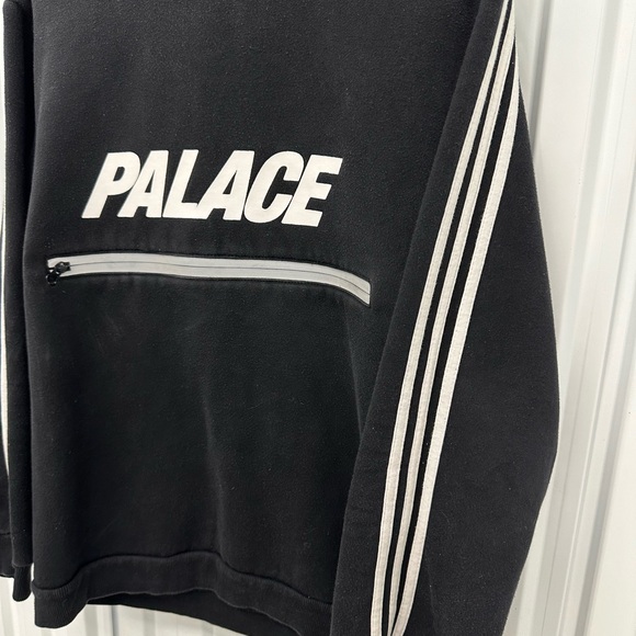 PALACE x Adidas Striped Pocket Hoodie Size Medium - Picture 2 of 4